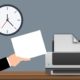 Free printer document machine illustration